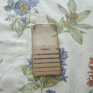 Rose Gold Striped iPhone 6/6s case