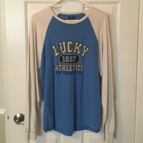 Men's long sleeve lucky brand shirt