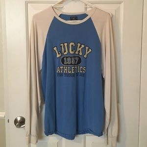 Men's long sleeve lucky brand shirt