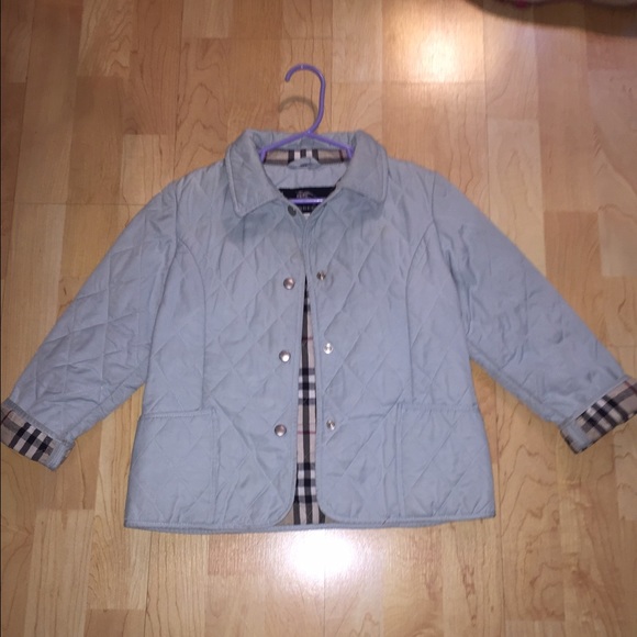 Burberry quilted jacket girls