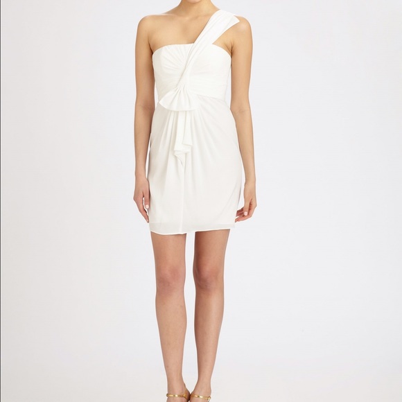 BCBGMAXAZRIA One Shoulder Cocktail Dress - Picture 1 of 3