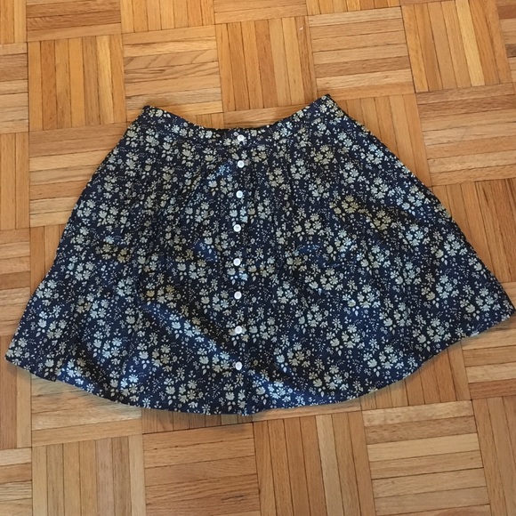 Steven Alan x Liberty Print Micro Floral Skirt