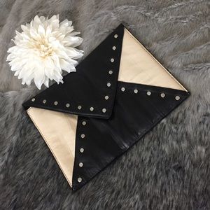 BEBE envelope clutch