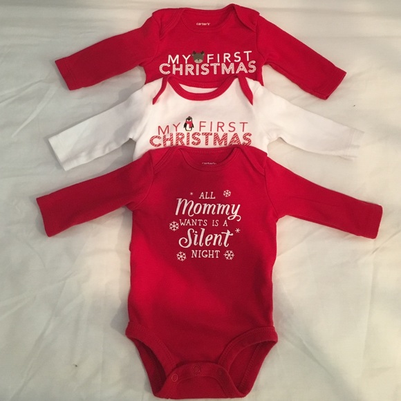 carters christmas onesie