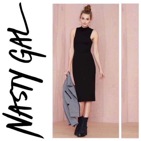 Nasty Gal Dresses & Skirts - Nasty Gal "Mock Off" midi dress