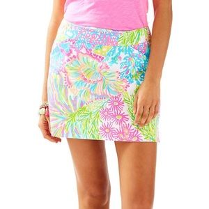 Lilly Pulitzer- Marigold Skort Multi Lovers Coral