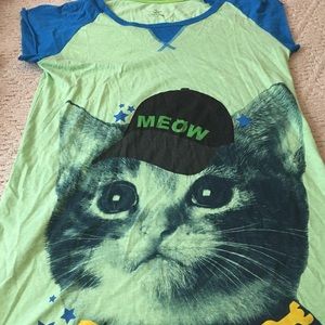 Cat kitty night gown comfy for sleeping