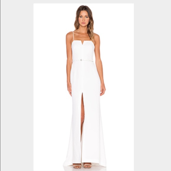 Gorgeous celebrity worn Halston maxi dress