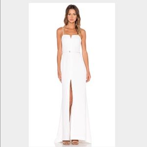 Gorgeous celebrity worn Halston maxi dress