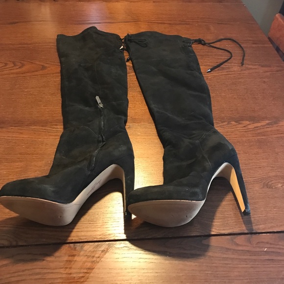 Sam Edelman High Knee High Heel black Boots♥️😈