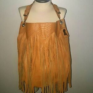 Carlos Santana Fringed Bag