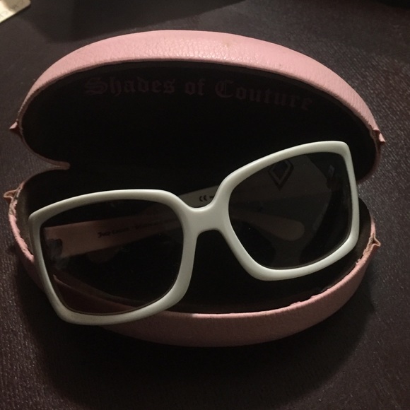 💯 Authentic Juicy Couture White Sunglasses