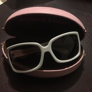 💯 Authentic Juicy Couture White Sunglasses
