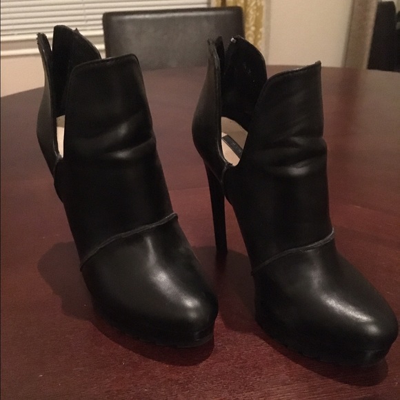 Zara black booties