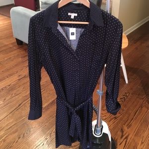 Gap 1/3 button shirtdress