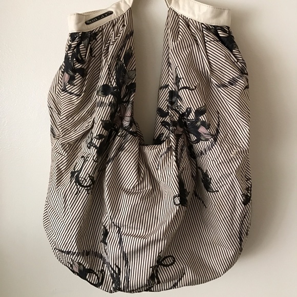 Diesel Floral Hobo Purse Flowers large