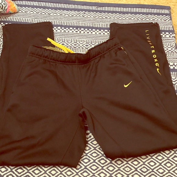 Nike Livestrong sweat pants