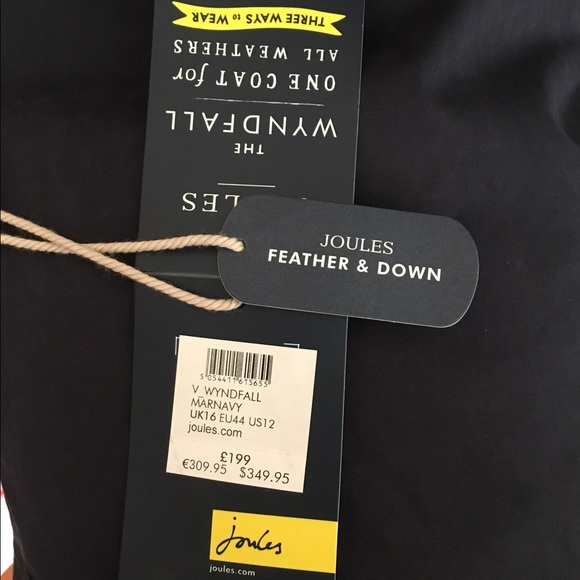 SOLD - Joules Wyndfall Navy 3-in-1 Parka Coat - Picture 4 of 4