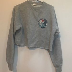 Brandy natives cropped sweatshirt