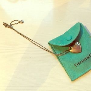 Tiffany & Co solid heart necklace