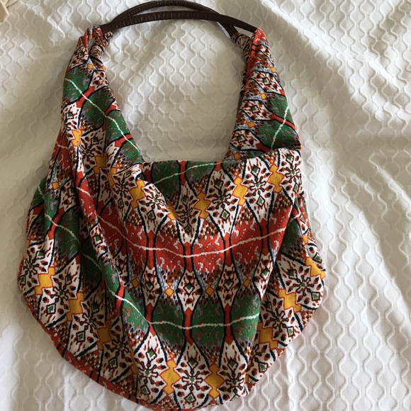 Multicolored hobo bag - Picture 1 of 3