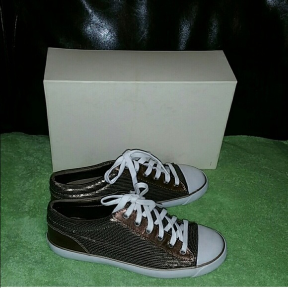 Coach sequin sneakers.