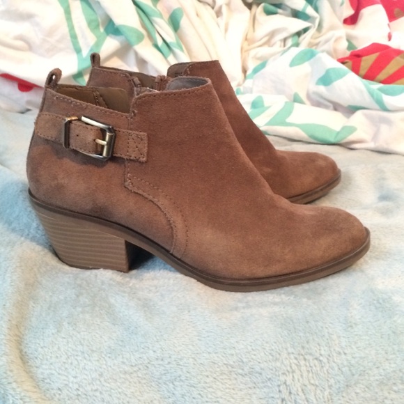 Suede booties