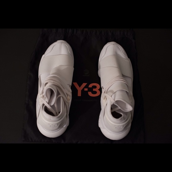 Adidas Y-3 Qasa Hi-Top Triple White