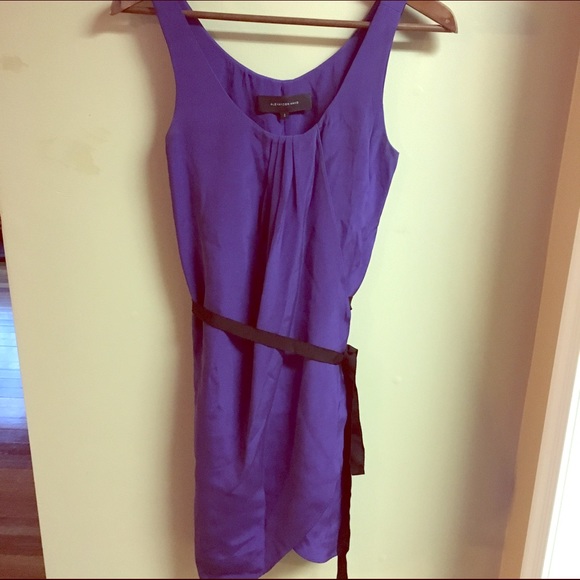 Alexander Wang purple dress