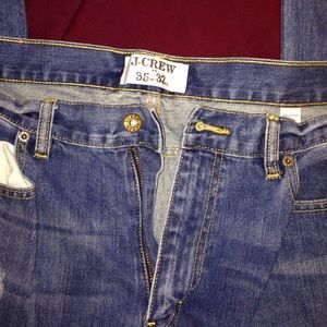 NWOT J Crew Men's Distressed Jeans 35X32