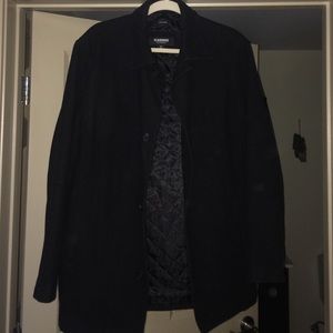 Claiborne peacoat - black