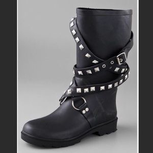 Chooka Moto Studded Rain Boots