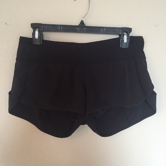 Lulu lemon black shorts size 6