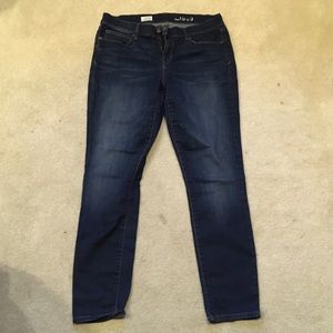 Dark stretch legging jean