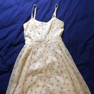 Vintage peach coloured slip dress