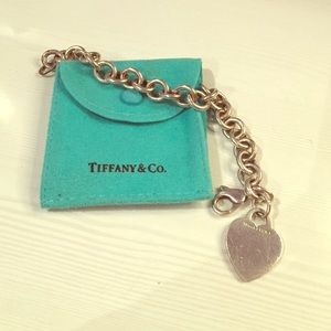 Tiffany solid heart bracelet