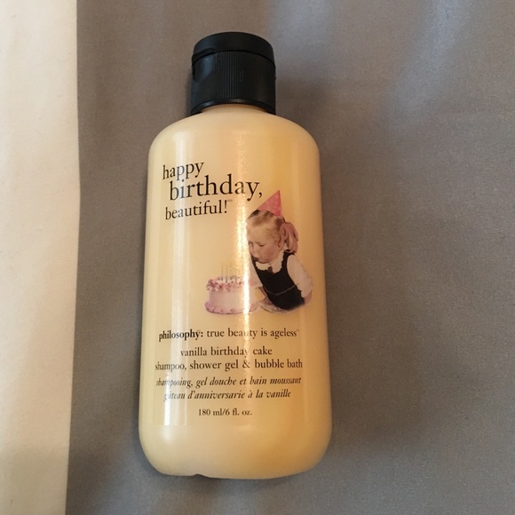 Full bottle Philosophy happy birthday beautiful!