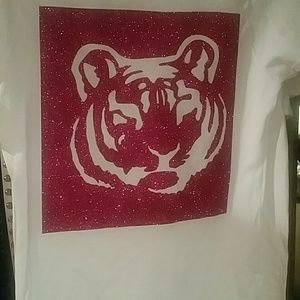 pink tiger glitter photo