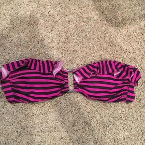 Victoria's Secret swimsuit top- Small Strapless