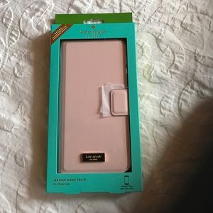 Kate spade 7 plus iPhone folio case