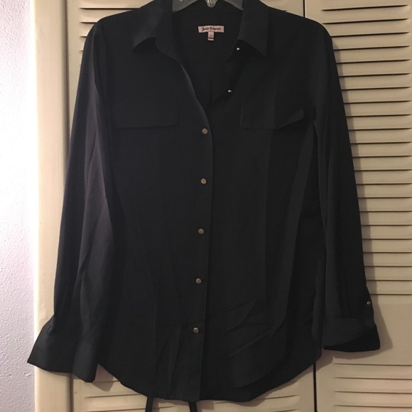 Juicy couture button down flowing shirt