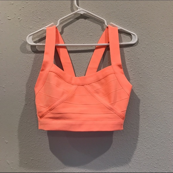 Coral bandage crop top - Picture 3 of 4
