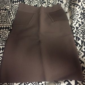 BCBG MAXAZRIA tan/brown pencil skirt