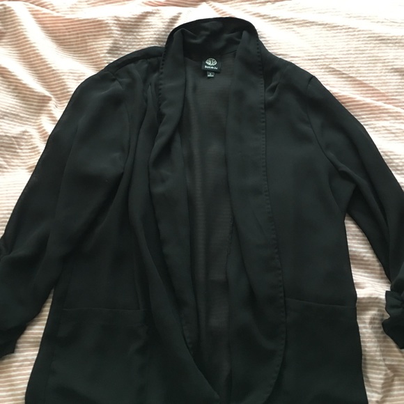 Black Sheer Cardigan