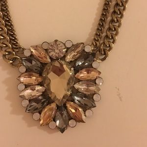 Loft double chain necklace