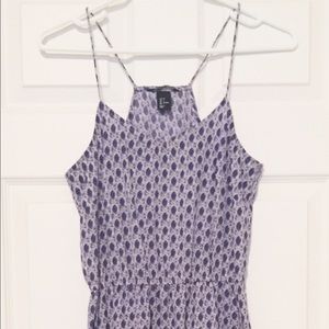 Purple and Turquoise Summer Dress