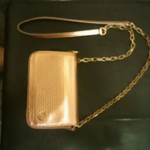 Tory Burch metallic purse