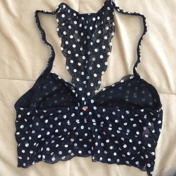 PINK POLKA DOT BRALETTE - Picture 2 of 3