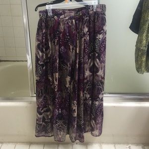 Multicolor skirt size large