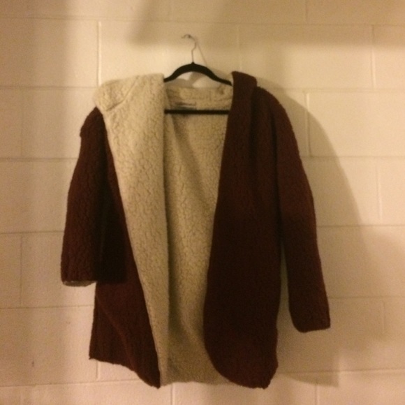 fluffy reversible jacket